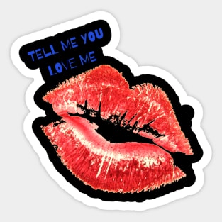 Big Fat Kiss Sticker